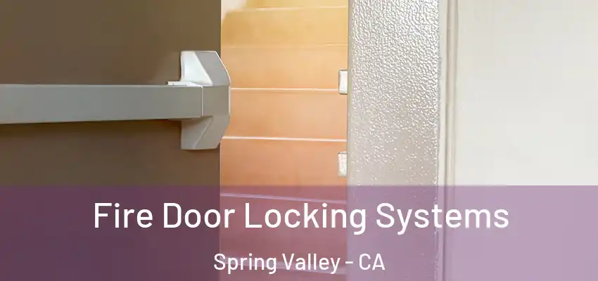 Fire Door Locking Systems Spring Valley - CA
