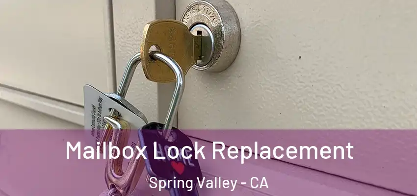  Mailbox Lock Replacement Spring Valley - CA