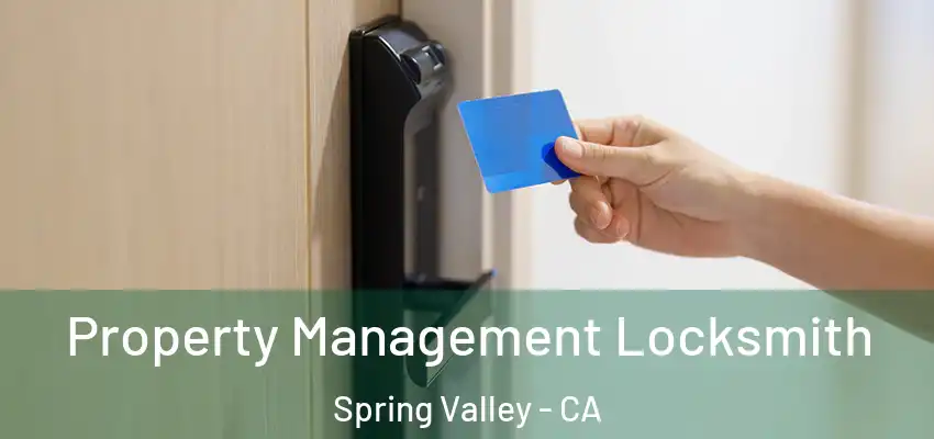  Property Management Locksmith Spring Valley - CA